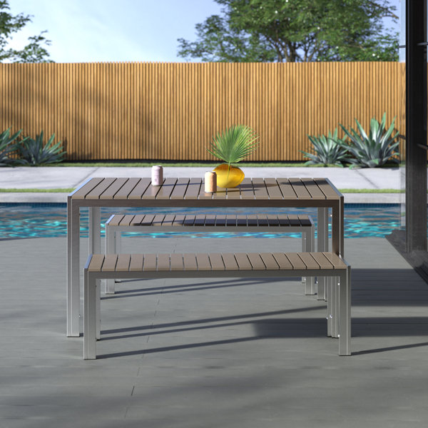 Outdoor Aluminum Dining Set | Wayfair